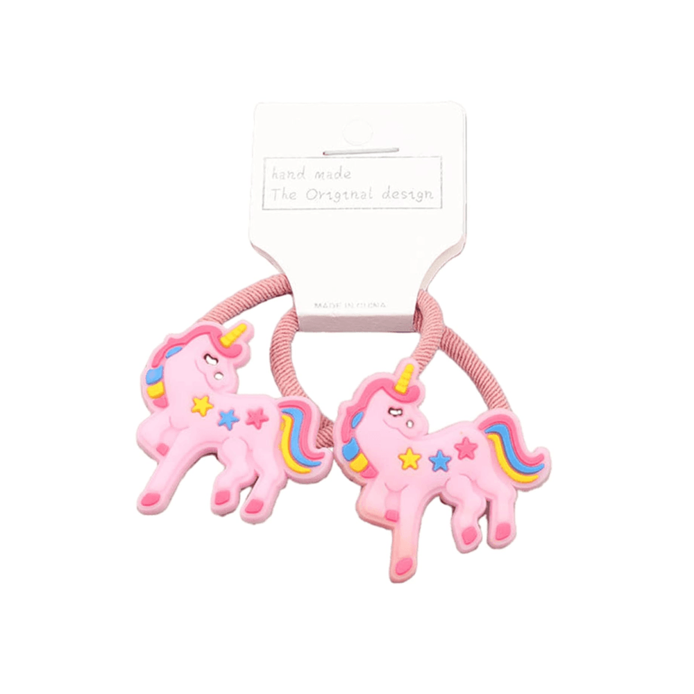 Unicorn Silicone Hair Ties for Girls - Gummia
